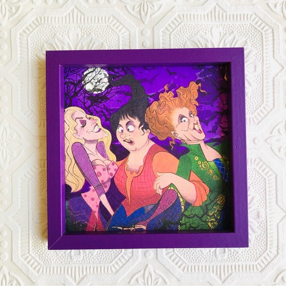 Handmade Halloween Hocus Pocus Frame Decor - Picture 2 of 9